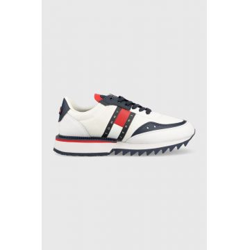 Tommy Jeans sneakers Treck Cleat culoarea alb