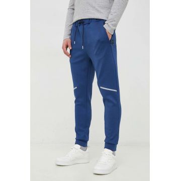 BOSS pantaloni de trening Boss Green barbati, neted