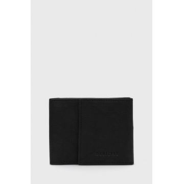 Medicine portofel de piele barbati, culoarea negru