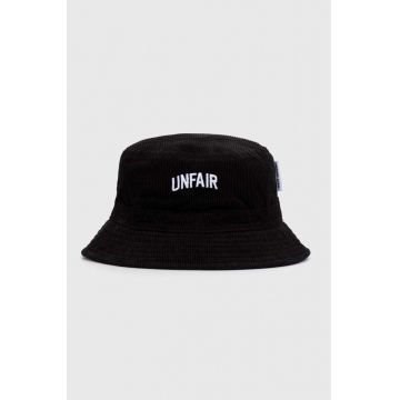 Unfair Athletics palarie din velur , culoarea negru, bumbac Unfair Athletics palarie din velur , culoarea negru, bumbac