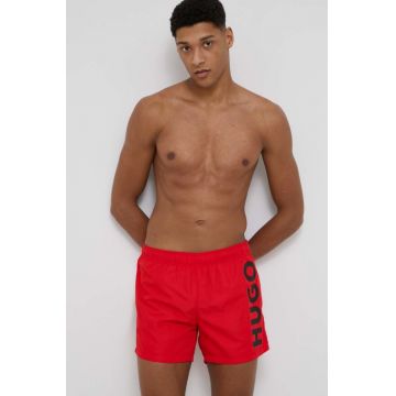 Hugo pantaloni scurti de baie culoarea rosu