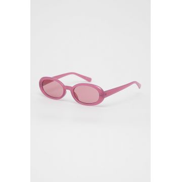 Jeepers Peepers ochelari de soare culoarea roz