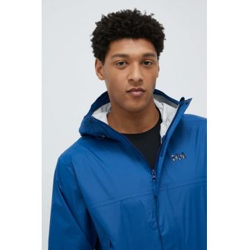 Helly Hansen geacă de ploaie loke bărbați, culoarea bleumarin 62252-402