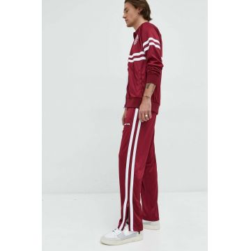 Unfair Athletics pantaloni de trening barbati, culoarea bordo, cu imprimeu