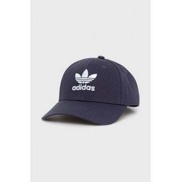 Adidas Originals Căciulă din bumbac HD9698.M culoarea albastru marin, cu imprimeu
