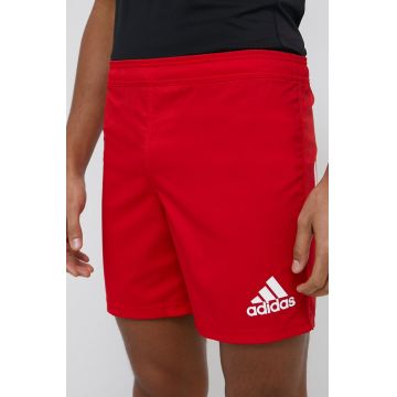 adidas Performance pantaloni scurti DY8499 barbati, culoarea rosu