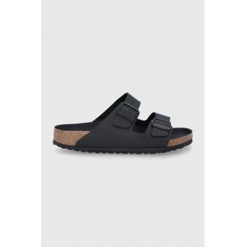 Birkenstock papuci Arizona bărbați, culoarea negru 1019098-Black