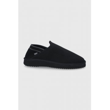 Boss papuci de casa culoarea negru