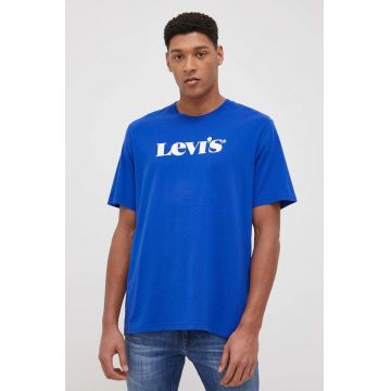 Levi's tricou din bumbac neted