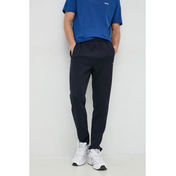 BOSS pantaloni de trening BOSS GREEN barbati, culoarea albastru marin