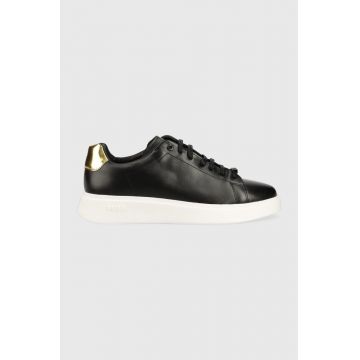BOSS sneakers din piele Bulton culoarea negru, 50487257