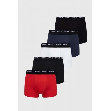 HUGO boxeri 5-pack bărbați, culoarea negru 50479944