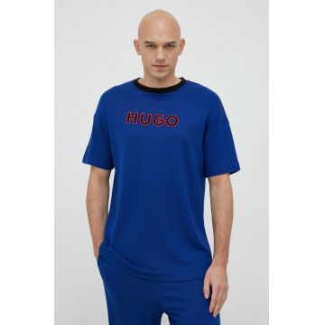 HUGO tricou lounge cu imprimeu