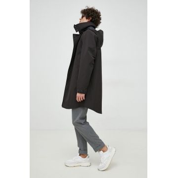 Michael Kors palton barbati, culoarea negru, de tranzitie