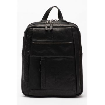 Rucsac de piele cu buzunare multiple Rucsac de piele cu buzunare multiple