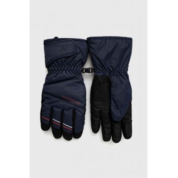 4F mănuși de schi culoarea albastru marin