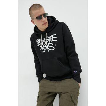 Champion bluza Champion x Beastie Boys barbati, culoarea negru, cu imprimeu
