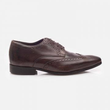 Pantofi bărbăți eleganți din piele naturală - 1406 Maro Box