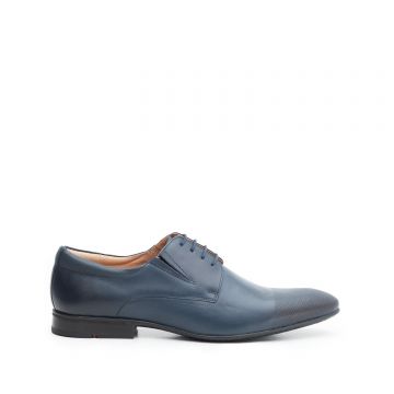 Pantofi eleganti barbati din piele naturala, Leofex - 792 blue box