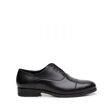 Pantofi eleganti barbati din piele naturala, Leofex - 890-1 Negru Box