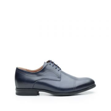 Pantofi eleganti barbati din piele naturala Leofex - 932 Blue Box