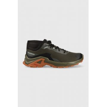 Salomon pantofi X Reveal 2 Chukka Climasalomon Waterproof barbati, culoarea verde, izolat