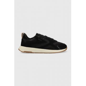 BOSS sneakers Titanium culoarea negru, 50485713