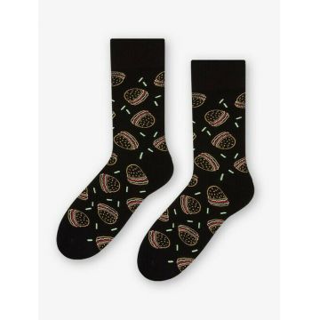 Sosete colorate cu hamburger More 079-258