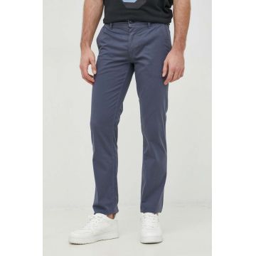 BOSS pantaloni Boss Casual barbati, cu fason chinos