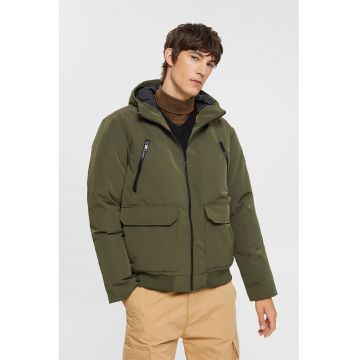 Geaca cu mansete elastice - cu finisaj rezistent la apa - Kaki