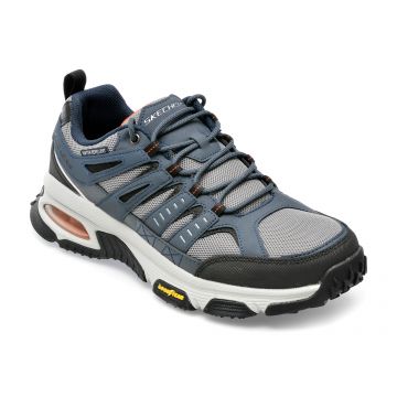 Pantofi sport SKECHERS bleumarin, SKECH-AIR ENVOY, din material textil si pvc