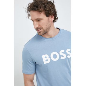 BOSS tricou din bumbac CASUAL bărbați, cu imprimeu 50481923