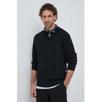 G-Star Raw pulover barbati, culoarea negru, light