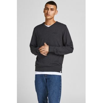 Jack & Jones - Pulover cu decolteu in V Tons