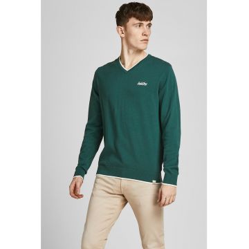 Jack & Jones - Pulover cu decolteu in V Tons
