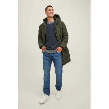 Jack & Jones - Pulover cu decolteu la baza gatului