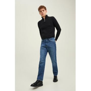 Jack & Jones - Blugi cu croiala dreapta si model cu 5 buzunare
