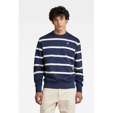 Bluza sport de bumbac organic cu decolteu la baza gatului