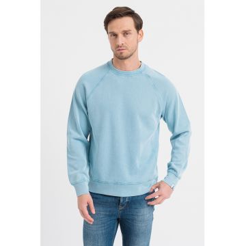 Bluza sport relaxed fit de bumbac cu maneci raglan