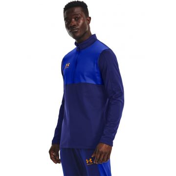 Bluza termica elastica cu fenta cu fermoar - pentru fotbal