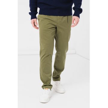 Pantaloni chino cu talie elastica