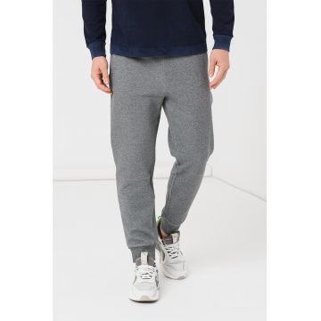 Pantaloni sport din amestec de bumbac cu snur in talie