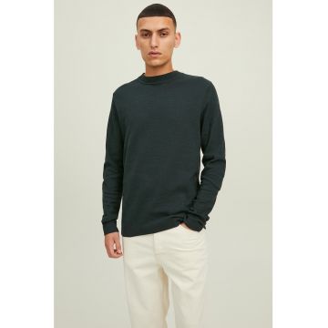 Jack & Jones - Pulover de bumbac cu decolteu la baza gatului