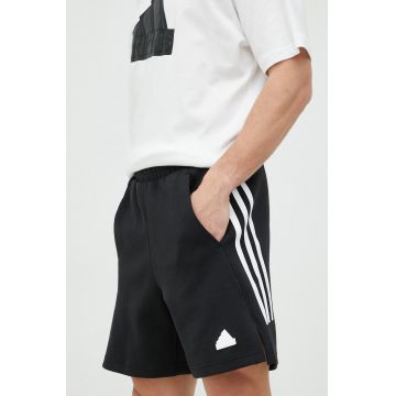 Adidas pantaloni scurti barbati, culoarea negru