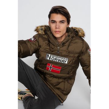 Geaca cu vatelina - gluga si fara inchidere Bilboquet - Kaki