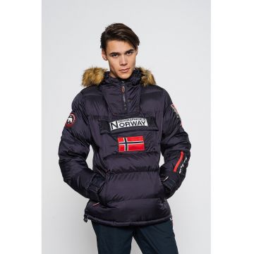 Geaca cu vatelina - gluga si fara inchidere Bilboquet - Bleumarin