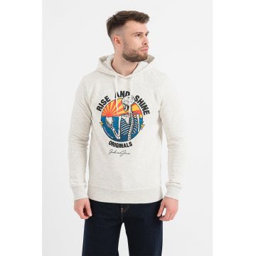 Jack & Jones - Hanorac cu imprimeu grafic si text Headon