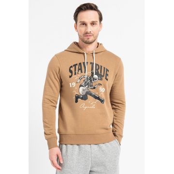 Jack & Jones - Hanorac cu imprimeu grafic si text Headon
