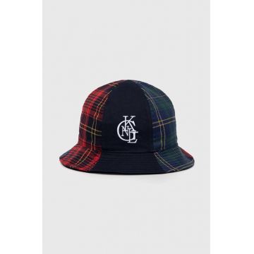 Kangol pălărie cu două fețe culoarea albastru marin Kangol pălărie cu două fețe culoarea albastru marin
