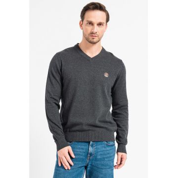 Pulover de bumbac organic si casmir Blusheldon